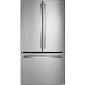 GE 36 Inch Wide 21.9 Cu. Ft. Energy Star Certified Fingerprint Resistant French Door Refrigerator with Door Alarm and Internal Water Dispenser Fingerprint Resistant Stainless