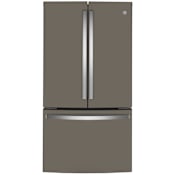 GE 36 Inch Wide 23.1 Cu. Ft. Energy Star Rated Fingerprint Resistant French Door Refrigerator with TwinChill Evaporators and Ice Maker Fingerprint Resistant Slate