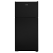GE Hotpoint 28 Inch Wide 15.6 Cu. Ft. Top Mount Refrigerator Black