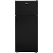 GE Hotpoint 28 Inch Wide 17.5 Cu. Ft. Top Mount Refrigerator Black