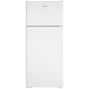 GE Hotpoint 28 Inch Wide 17.5 Cu. Ft. Energy Star Rated Full Size Refrigerator with Recessed Handle White