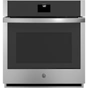 GE 27 Inch Wide 4.3 Cu. Ft. Electric Single Oven with Touch Controls and Convection Stainless Steel