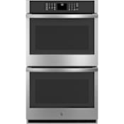 GE 30 Inch Wide 10 Cu. Ft. Double Electric Oven Stainless Steel