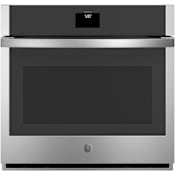 GE 30 Inch Wide 5 Cu. Ft. Electric Single Oven with Viewing Window and Sabbath Mode Stainless Steel