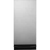 GE 15 Inch Wide 1.4 Cu. Ft. Capacity Built-In Trash Compactor with 4:1 Compaction Ratio and 1/3 Horsepower Motor Stainless Steel