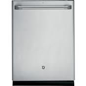 GE Cafe Series Built-In Dishwasher with Hidden Controls Stainless Steel
