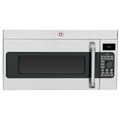GE 1.7 Cubic Foot Over The Range Microwave oven with Convection Cooking Stainless Steel