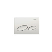 Geberit Kappa 20 Dual Flush 1.6 / .8 GPF Actuator Plate Alpine White