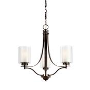 Generation Lighting Elmwood Park 3 Light 21" Wide Chandelier Bronze