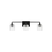 Generation Lighting Beaumont 3 Light 23" Wide Bathroom Vanity Light Midnight Black