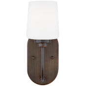 Generation Lighting Windom 11" Tall LED Bathroom Sconce Bronze