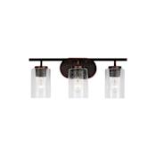 Generation Lighting Oslo 3 Light 20" Wide Bathroom Vanity Light Bronze