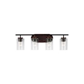 Generation Lighting Oslo 4 Light 28" Wide Bathroom Vanity Light Bronze