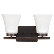 Generation Lighting Bayfield 2 Light 13" Wide Bathroom Vanity Light Bronze