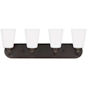 Generation Lighting Kerrville 4 Light 25" Wide LED Vanity Light Bronze