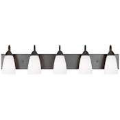 Generation Lighting Seville 5 Light 36" Wide LED Vanity Light Bronze