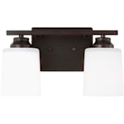 Generation Lighting Vinton 2 Light 8" Tall Wall Sconce Bronze