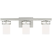 Generation Lighting Robie 3 Light 24" Wide LED Vanity Light Brushed Nickel