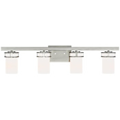 Generation Lighting Robie 4 Light 34" Wide LED Vanity Light Brushed Nickel