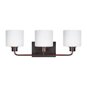 Generation Lighting Canfield 3 Light 23" Wide Bathroom Vanity Light Bronze
