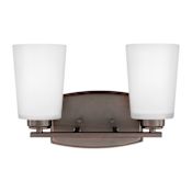 Generation Lighting Franport 2 Light 13" Wide Bathroom Vanity Light Bronze