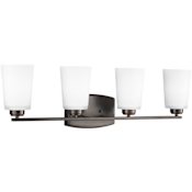 Generation Lighting Franport 4 Light 29" Wide LED Vanity Light Bronze