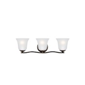 Generation Lighting Emmons 3 Light 23" Wide Bathroom Vanity Light Bronze