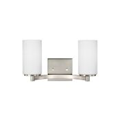 Generation Lighting Hettinger 2 Light 14" Wide LED Vanity Light Brushed Nickel