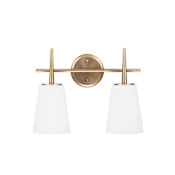 Generation Lighting Driscoll 16" Wide Vanity Light Satin Brass