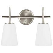 Generation Lighting Driscoll 16" Wide Vanity Light Brushed Nickel