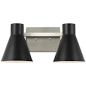 Generation Lighting Towner 7" Tall LED Bathroom Sconce Brushed Nickel