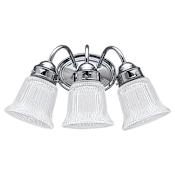 Generation Lighting Brookchester 3 Light 17" Wide Bathroom Vanity Light Chrome
