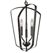 Generation Lighting Romee 3 Light 13" Wide Pendant Bronze