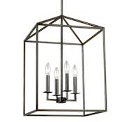 Generation Lighting Perryton 4 Light 12" Wide Pendant Bronze