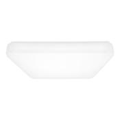 Generation Lighting Vitus 15" Wide LED Flush Mount Square Ceiling Fixture White