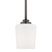 Generation Lighting Windom 4" Wide Pendant Bronze