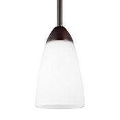 Generation Lighting Seville 4" Wide Mini Pendant Bronze