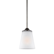 Generation Lighting Hanford 5" Wide Mini Pendant Bronze