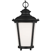 Generation Lighting Cape May 9" Wide LED Outdoor Mini Pendant Black