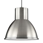 Generation Lighting Division Street 15" Wide Pendant Brushed Nickel