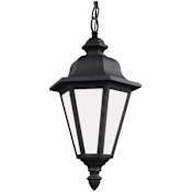 Generation Lighting Brentwood 10" Wide LED Outdoor Pendant Black