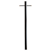Generation Lighting 84 Inch Tall Outdoor Post with Photo Cell and Ladder Rest for Outdoor Post Lighting Black