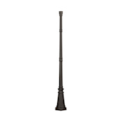 Generation Lighting 71 Inch Tall Outdoor Post with Decorative Base Black
