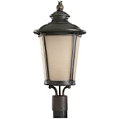 Generation Lighting Cape May 23" Tall LED Post Light Burled Iron
