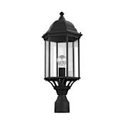Generation Lighting Sevier 22" Tall Outdoor Single Head Post Light Black