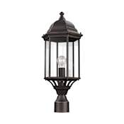 Generation Lighting Sevier 22" Tall Outdoor Single Head Post Light Antique Bronze