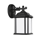 Generation Lighting Kent 12" Tall LED Outdoor Wall Sconce Black
