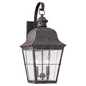 Generation Lighting Chatham 2 Light 21" Tall Outdoor Wall Sconce Oxidized Bronze