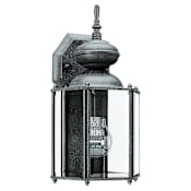 Generation Lighting Classico 12" Tall Outdoor Wall Sconce Black