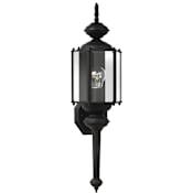 Generation Lighting Classico 26" Tall Outdoor Wall Sconce Black